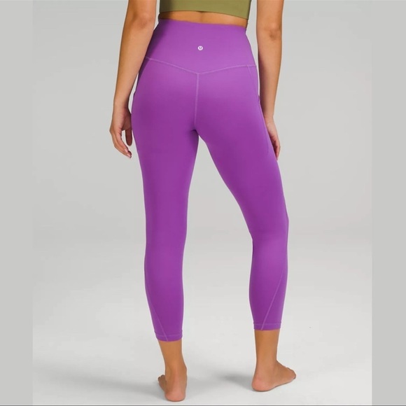 Lululemon Align High Rise Pant Leggings with Pockets Moonlit Magenta 12 NWT - Picture 1 of 12